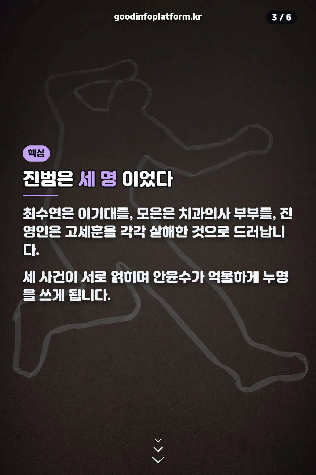 진범 세 명 공개