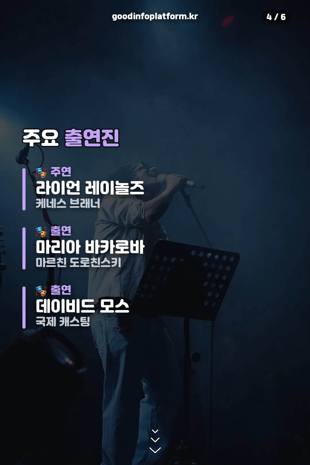 주요 출연진 소개