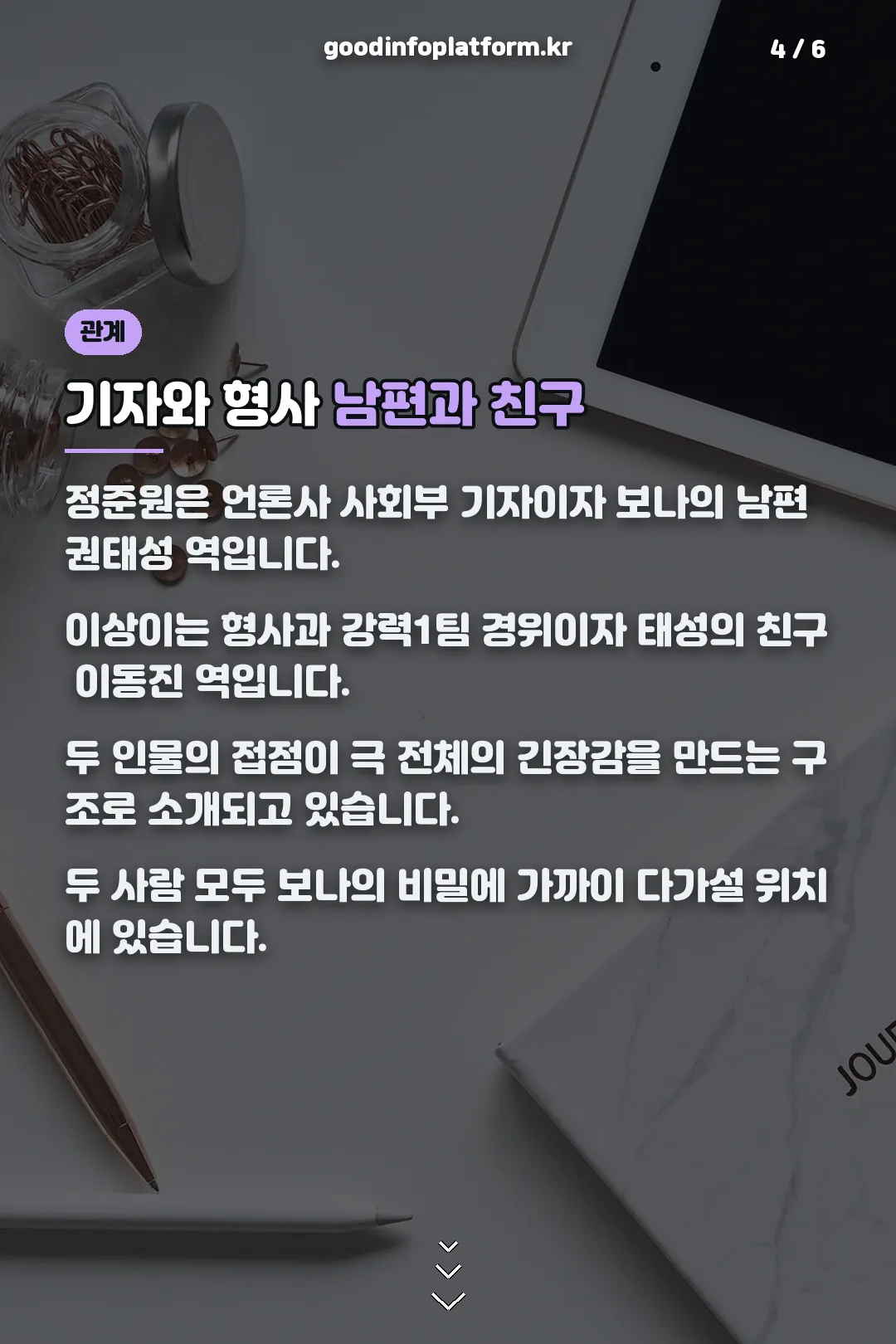 기자와 형사 관계
